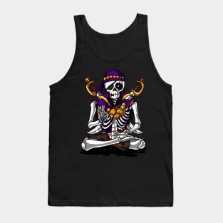 Skeleton Pirate Meditation Tank Top